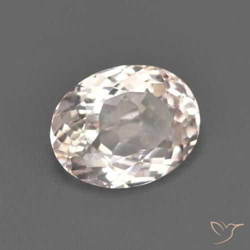 مورغانيتي Medium Light-Pink طبيعي، بيضوي، 2.66 قيراط، VVS-VS