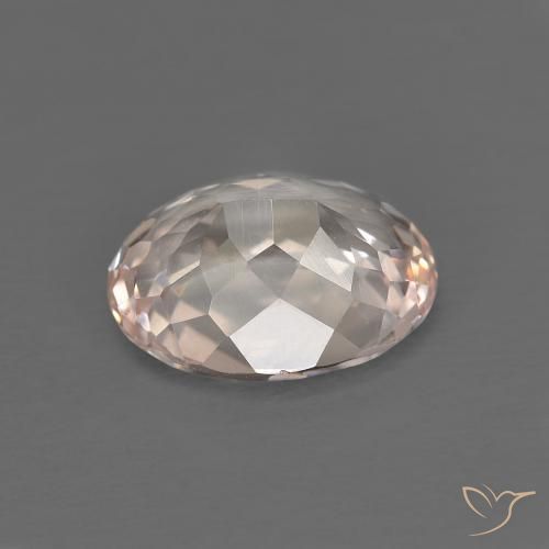 مورغانيتي Medium Light-Pink طبيعي، بيضوي، 2.66 قيراط، VVS-VS