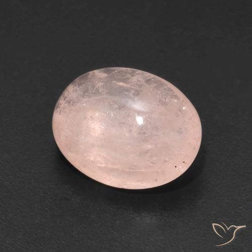 مورغانيتي Medium Light-Pink طبيعي، بيضوي، 4.11 قيراط، نصف شفاف