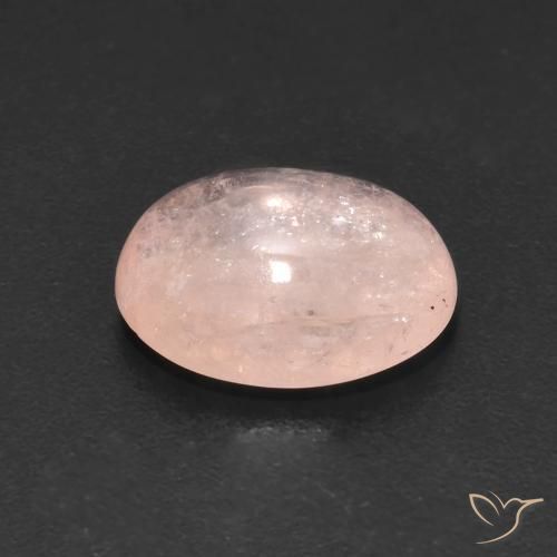 مورغانيتي Medium Light-Pink طبيعي، بيضوي، 4.11 قيراط، نصف شفاف