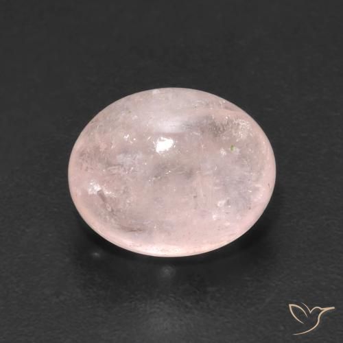 3.16ct طبيعي وردى متوسط مورغانيتي, بيضوي, شفاف