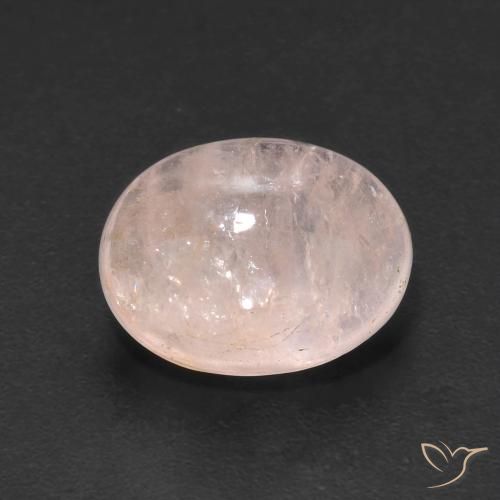 4.91ct طبيعي وردى متوسط مورغانيتي, بيضوي, شفاف