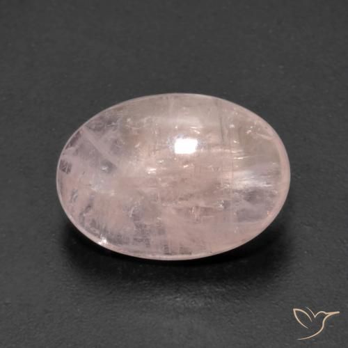 3.88ct طبيعي وردى متوسط مورغانيتي, بيضوي, شفاف