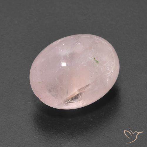 4.58ct طبيعي وردى زهرى مورغانيتي, بيضوي, شفاف