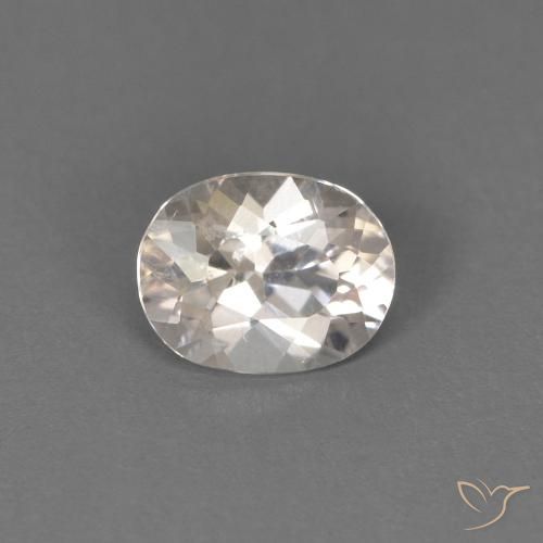 0.42ct طبيعي سالمون وردي مورغانيتي, بيضوي, قليلا جدا