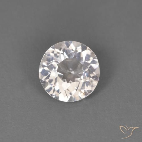 0.41ct طبيعي وردى فاتح جدا مورغانيتي, دائري, قليلا جدا