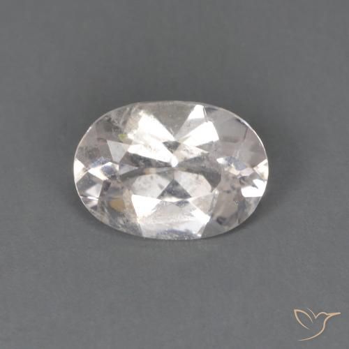 0.52ct طبيعي وردى فاتح جدا مورغانيتي, بيضوي, قليلا جدا