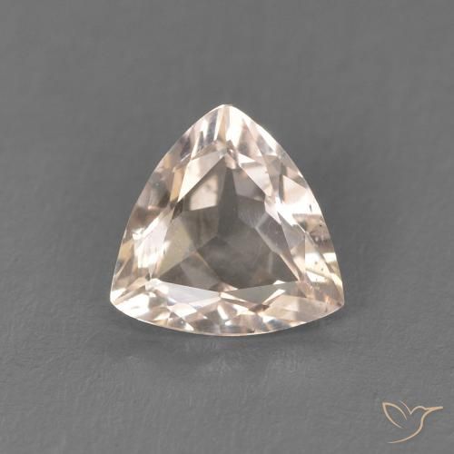 0.47ct طبيعي وردى متوسط مورغانيتي, مثلثى, قليلا جدا
