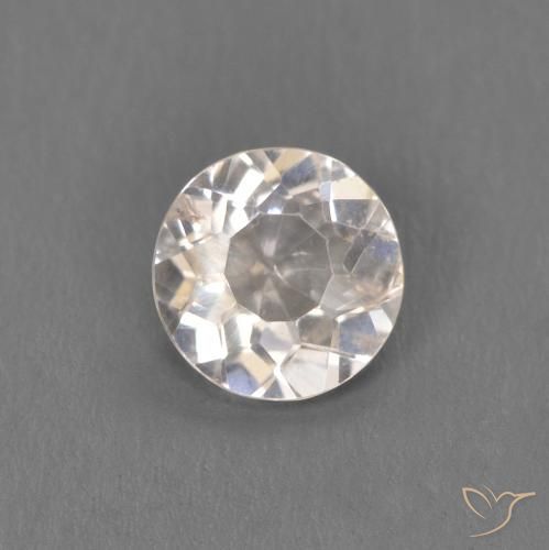 0.33ct طبيعي وردى فاتح جدا مورغانيتي, دائري, قليلا جدا