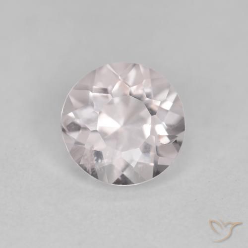 0.61ct طبيعي وردي فاتح مورغانيتي, دائري, قليلا جدا
