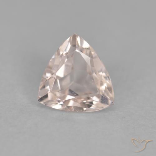 0.33ct طبيعي سالمون وردي مورغانيتي, مثلثى, VVS-VS