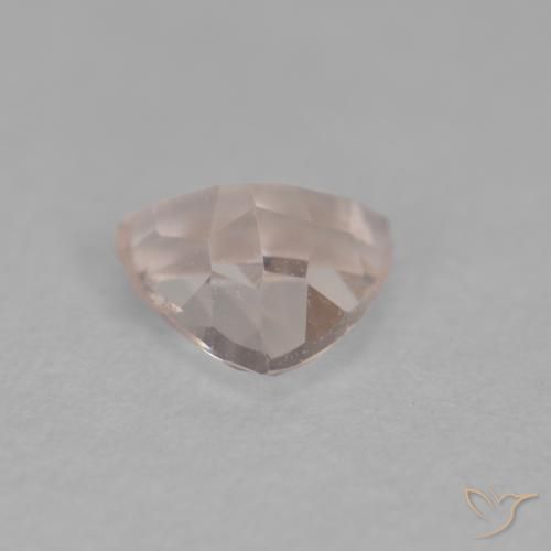 مورغانيتي Medium Light-Pink طبيعي، مثلثى، 0.37 قيراط، VVS-VS