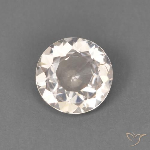 0.40ct طبيعي Medium Light-Pink مورغانيتي, دائري, قليلا جدا