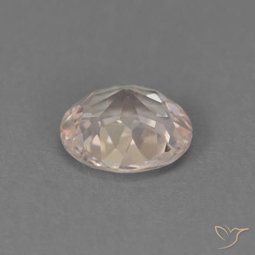 مورغانيتي Medium Light-Pink طبيعي، دائري، 0.40 قيراط، قليلا جدا