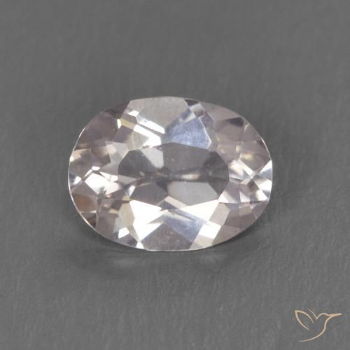 0.34ct طبيعي وردي فاتح مورغانيتي, بيضوي, قليلا جدا