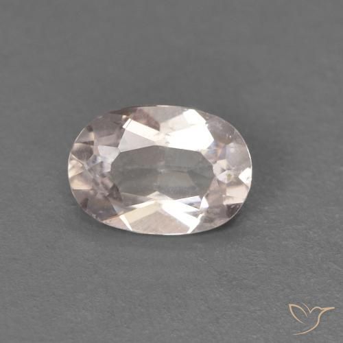 0.36ct طبيعي وردى فلامنجو مورغانيتي, بيضوي, قليلا جدا