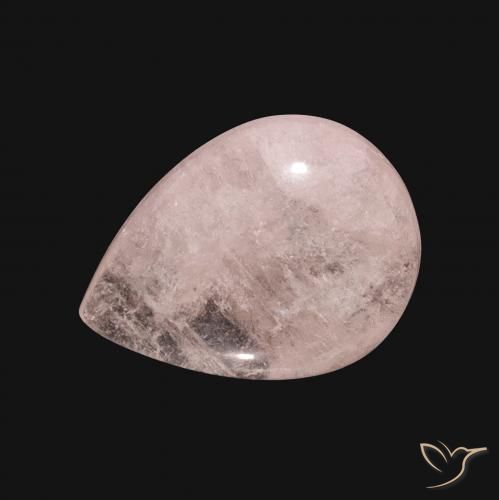 7.83ct طبيعي وردى متوسط مورغانيتي, شكل الكمثرى, نصف شفاف