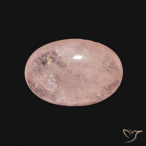 4.33ct طبيعي وردي فاتح مورغانيتي, بيضوي, شفاف
