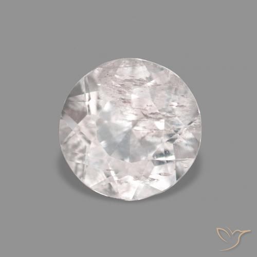 0.30ct وردى فاتح جدا مورغانيتي, دائري, قليلا جدا
