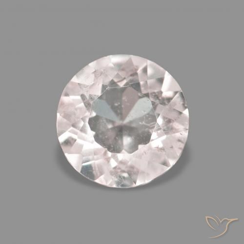 0.26ct طبيعي وردى فاتح جدا مورغانيتي, دائري, قليلا جدا