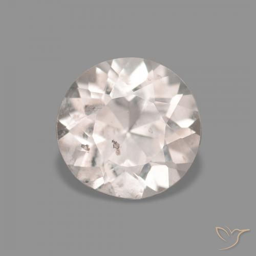 0.36ct طبيعي وردى فاتح جدا مورغانيتي, دائري, قليلا جدا