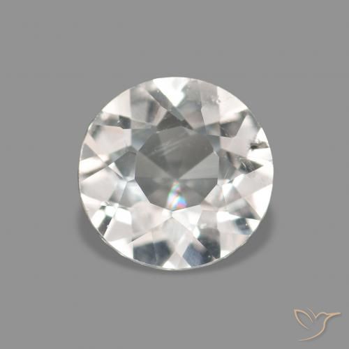 0.47ct وردى فاتح جدا مورغانيتي, دائري, قليلا جدا