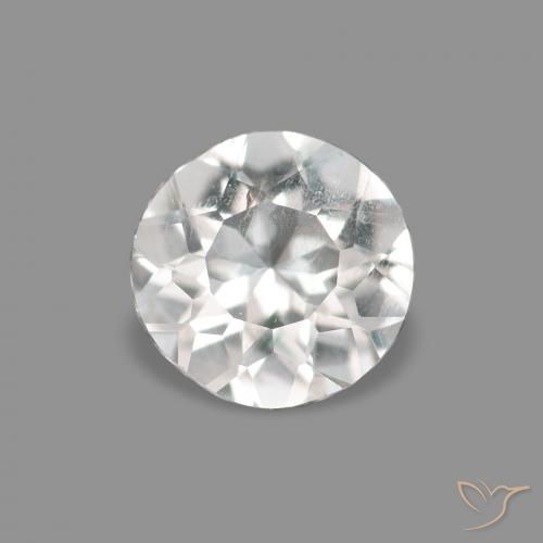 0.22ct وردي فاتح مورغانيتي, دائري, VVS-VS