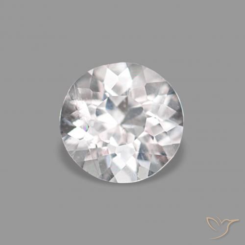 0.26ct وردي فاتح مورغانيتي, دائري, قليلا جدا