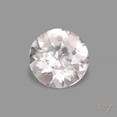 0.18ct وردي فاتح مورغانيتي, دائري, قليلا جدا
