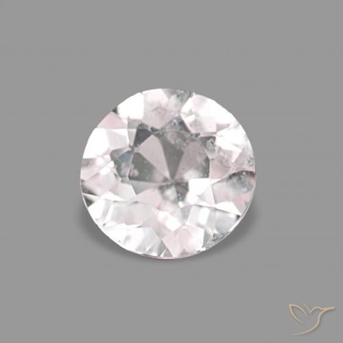 0.29ct وردي فاتح مورغانيتي, دائري, قليلا جدا