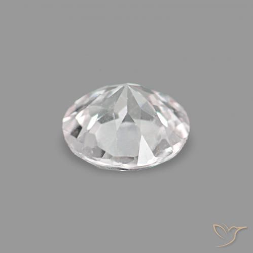 Morganite Gemstone in 3.4 mm Size for Sale, Morganite Stone in Very Light Pink Color