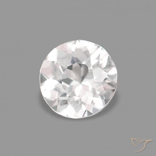 0.22ct وردى فاتح جدا مورغانيتي, دائري, VVS