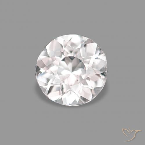 0.27ct وردي فاتح مورغانيتي, دائري, VVS