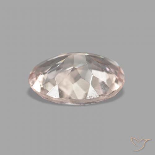 مورغانيتي Medium Light-Pink طبيعي، بيضوي، 0.95 قيراط، VVS-VS