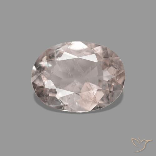0.70ct درجة لون الوردى الزهرى مورغانيتي, بيضوي, VS-SI