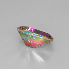 الكوارتز الغامض أعلى قوس قزح طبيعي، قصة بيضاوى، 11.64 قيراط، VVS