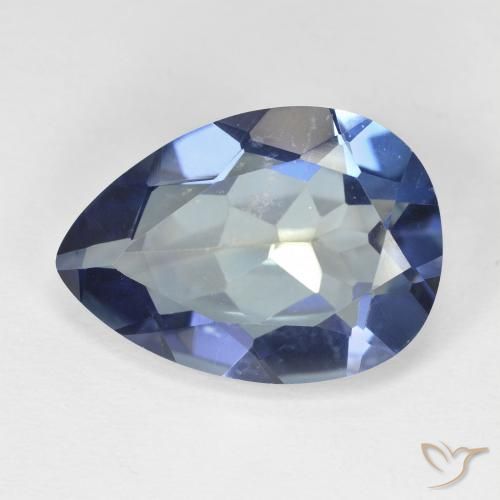 8.71ct طبيعي متعدد الألوان الكوارتز الغامض, شكل الكمثرى, VVS-VS, Photo A
