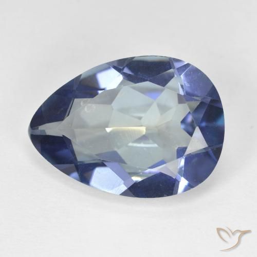 8.91ct طبيعي متعدد الألوان الكوارتز الغامض, شكل الكمثرى, VVS-VS
