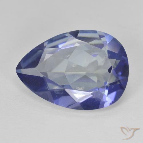 8.41ct طبيعي متعدد الألوان الكوارتز الغامض, شكل الكمثرى, VVS-VS