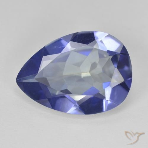 8.55ct طبيعي متعدد الألوان الكوارتز الغامض, شكل الكمثرى, VVS-VS