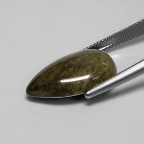سبج أو أوبسيديان ذهب الشين طبيعي، شكل الكمثرى، 9.16 قيراط، غير شفاف