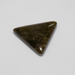 سبج أو أوبسيديان ذهب الشين طبيعي، مثلثى، 6.22 قيراط، غير شفاف