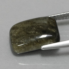 سبج أو أوبسيديان ذهب الشين طبيعي، باجيت، 3.85 قيراط، غير شفاف