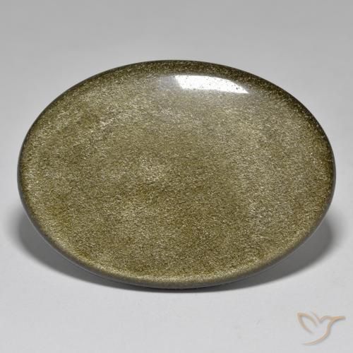 37.60ct طبيعي متعدد الألوان سبج أو أوبسيديان, بيضوي, غير شفاف