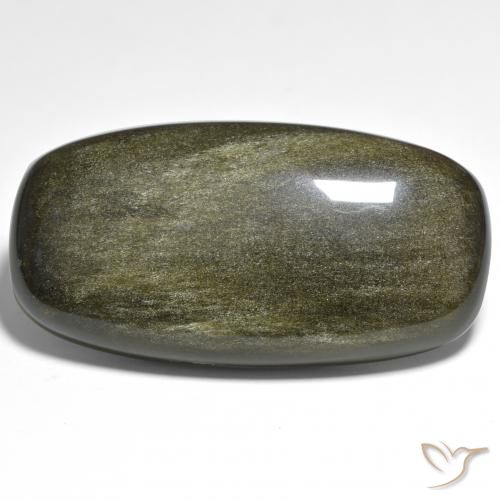 57.10ct طبيعي متعدد الألوان سبج أو أوبسيديان, وسادة, غير شفاف
