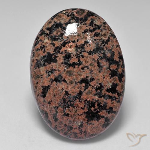 29.76ct طبيعي متعدد الألوان سبج أو أوبسيديان, بيضوي, غير شفاف