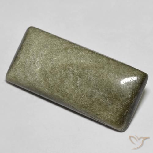 22.63ct طبيعي أسود مع لمعان ذهبي سبج أو أوبسيديان, باجيت, غير شفاف
