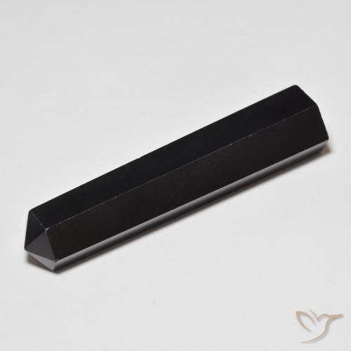 34.72ct طبيعي أسود مع لمعان ذهبي سبج أو أوبسيديان, فانسى, غير شفاف