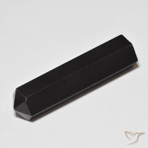 32.92ct طبيعي أسود مع لمعان ذهبي سبج أو أوبسيديان, فانسى, غير شفاف
