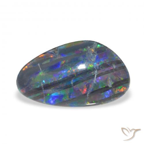 3.25ct طبيعي متعدد الألوان ثلاثية أوبال, فانسى, غير شفاف